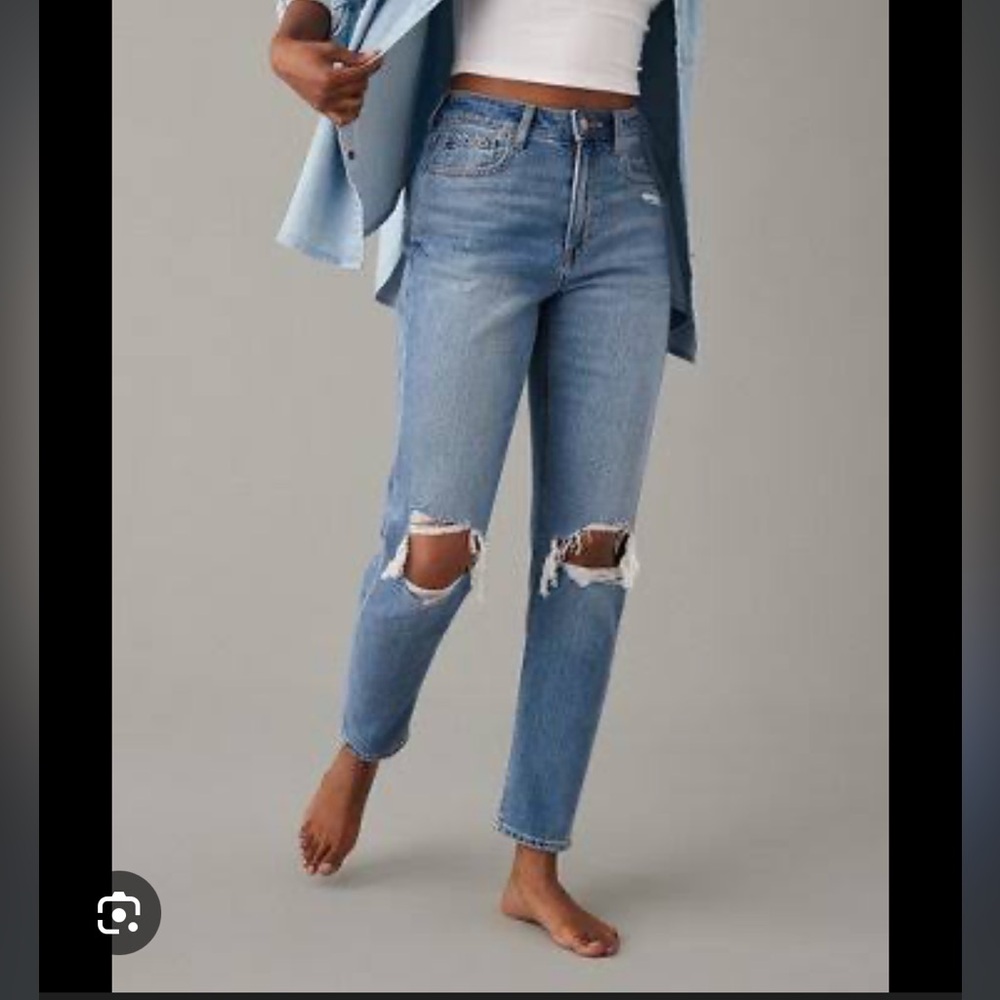 American Eagle Mom Jeans comfort waistband
